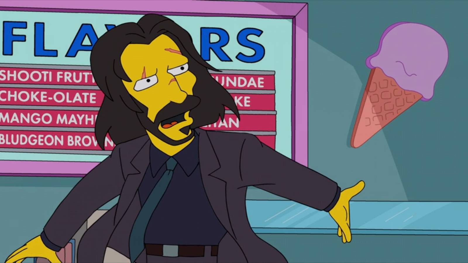 John Wick in The Simpsons