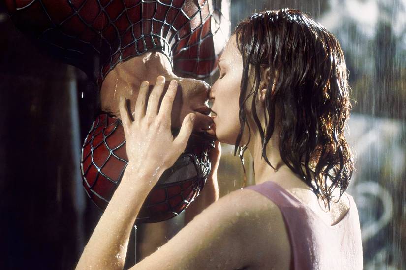 spider-man kiss