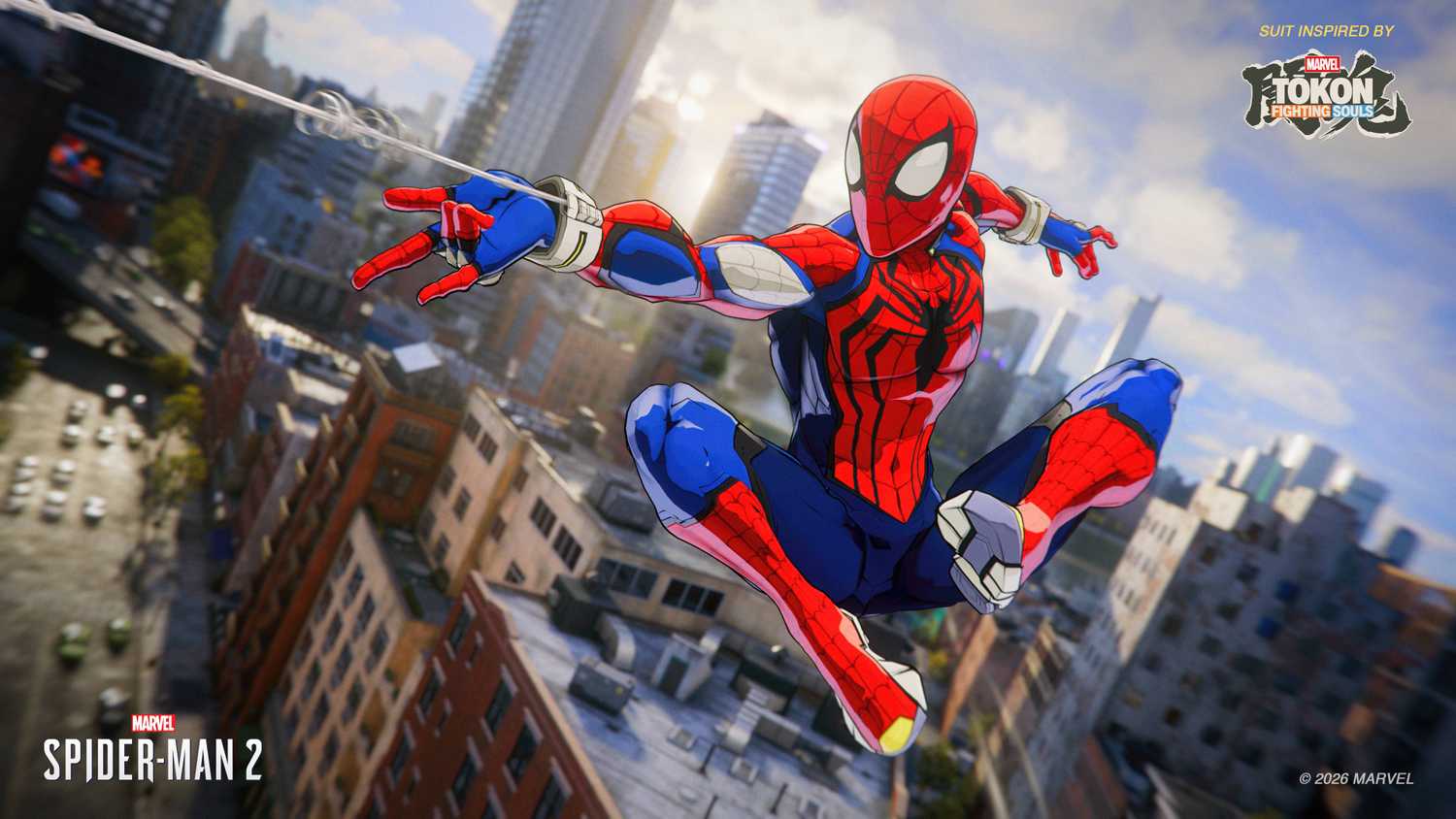 Marvel Tokon suit in marvel's spider-man 2