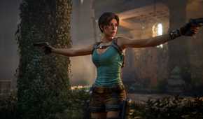 lara croft holding up dual pistols in tomb raider legacy of atlantis