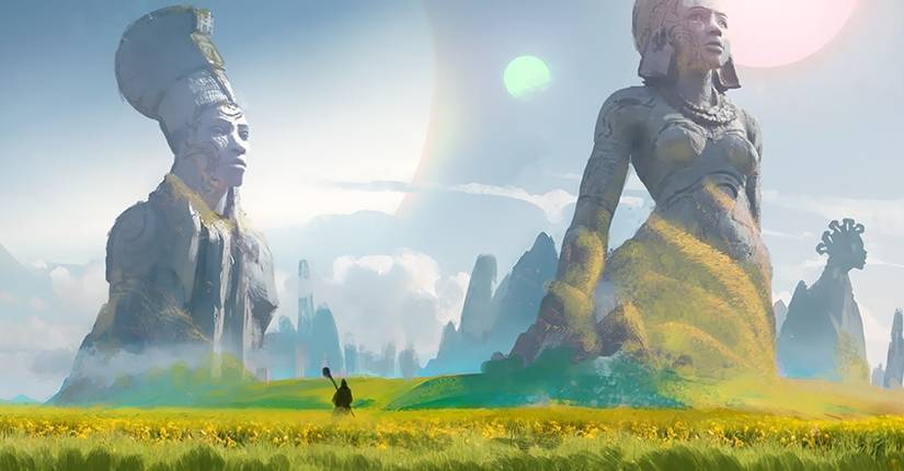 Magic Zhalfir set art piece by Jose Vega 2
