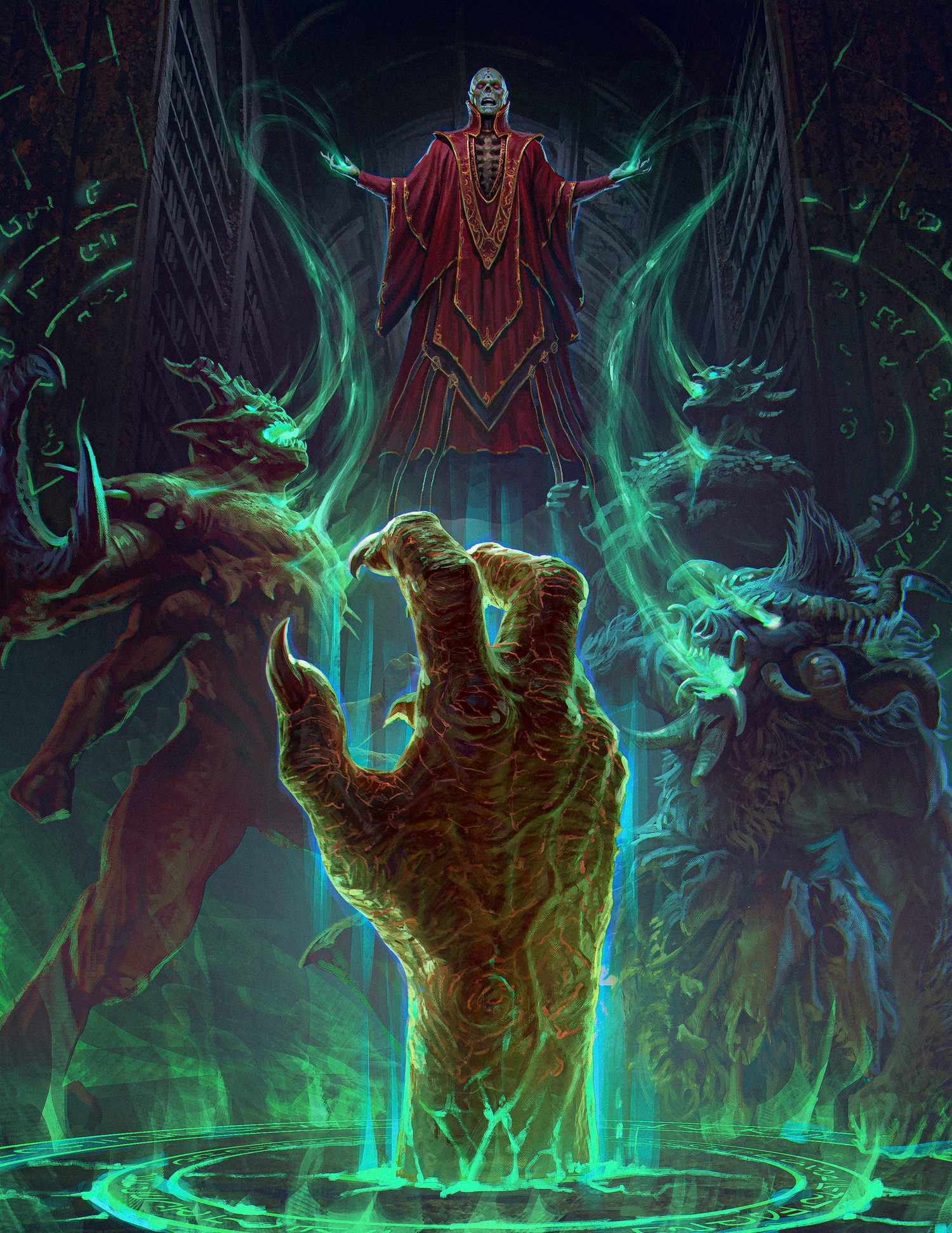 D&D Arcana Unleashed Deadfall Szass Tam summoning demons