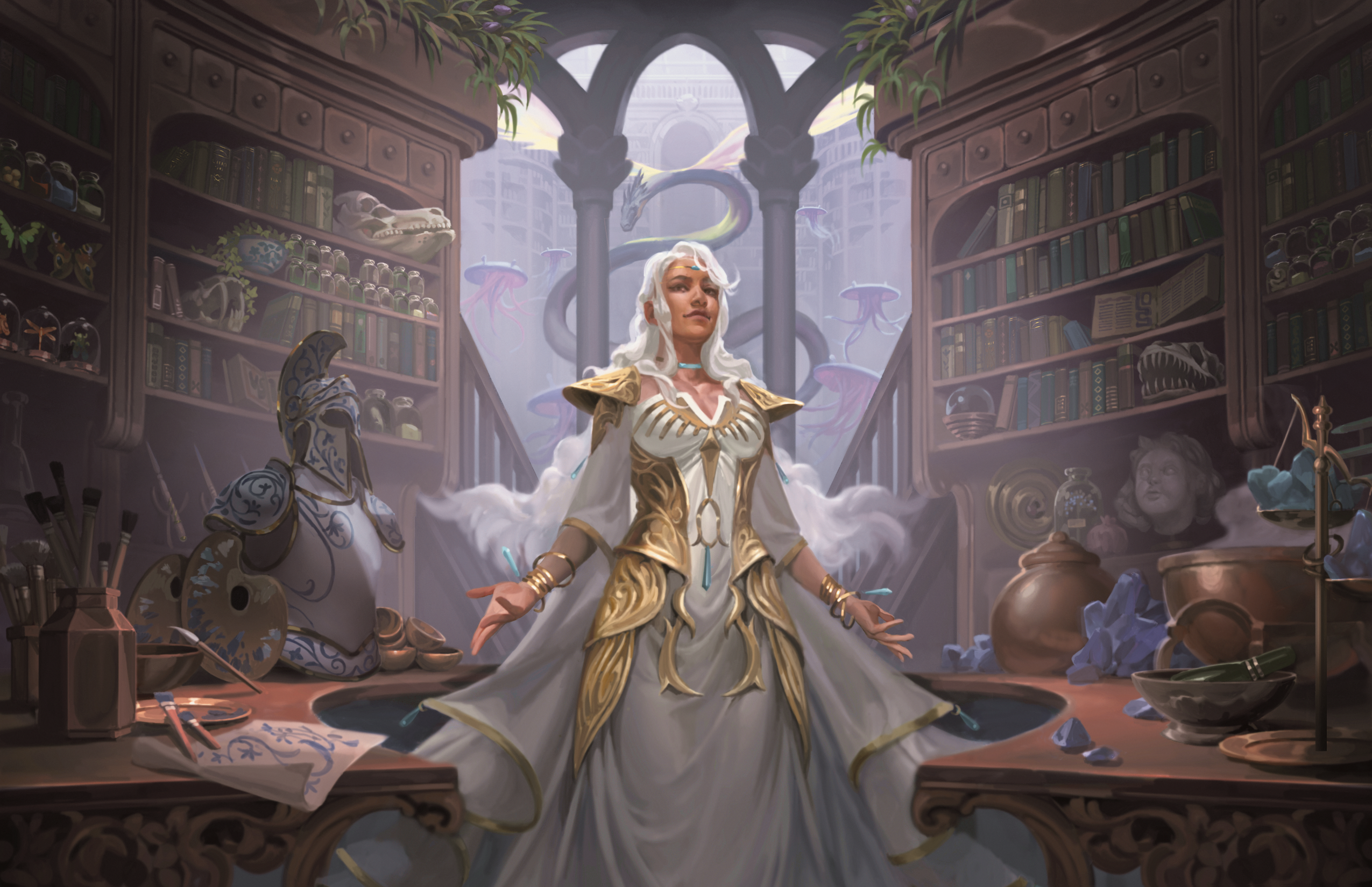 В D&D возвращается легендарный механический соловей королевы Элиссы из книги Arcana Unleashed