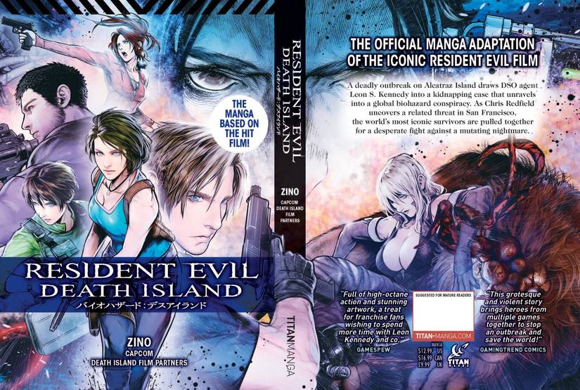 Resident Evil: Death Island Vol. 1 manga cover