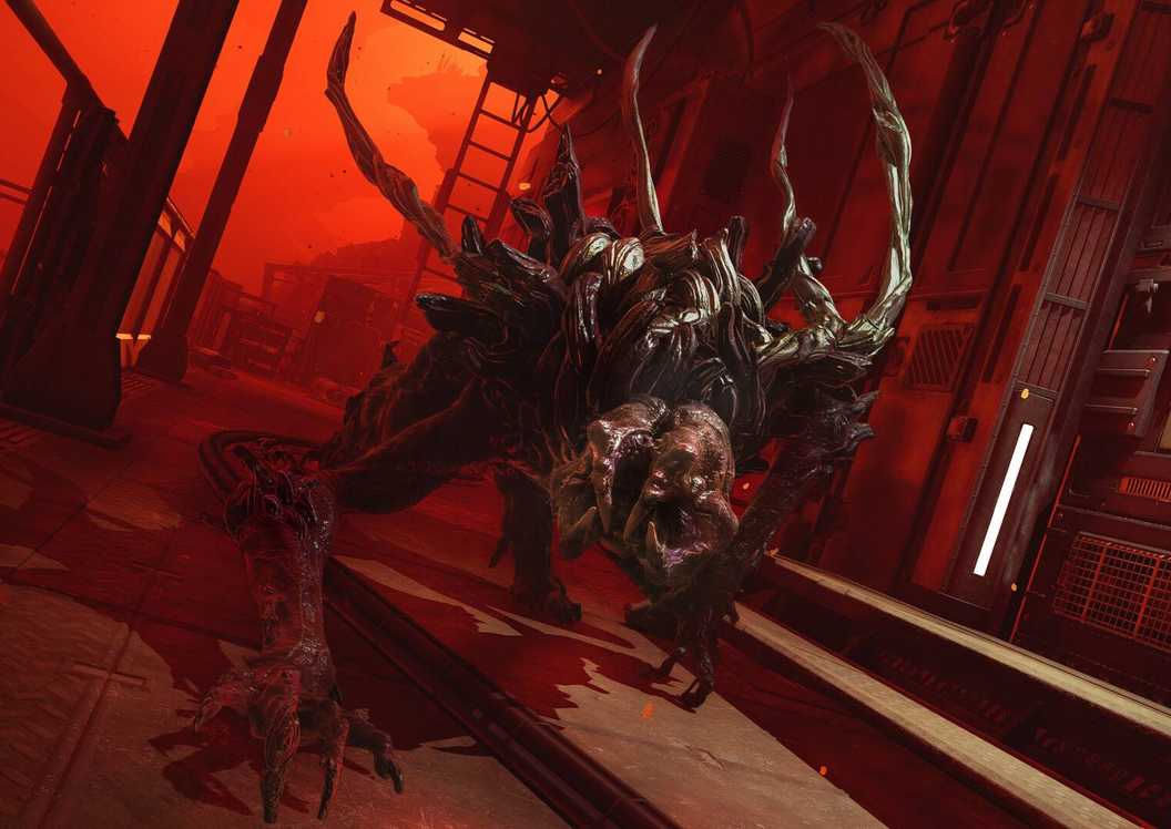 A huge alien in Alien Deathstorm.