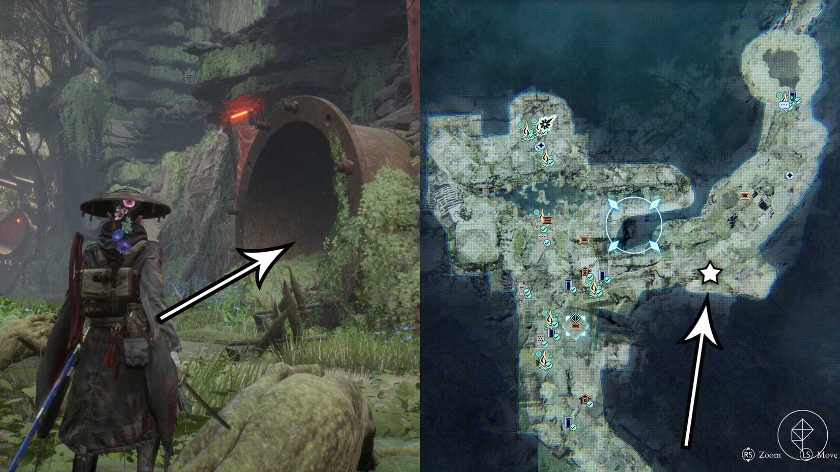 The Garb of Tranquility armor location in Beast of Reincarnation.