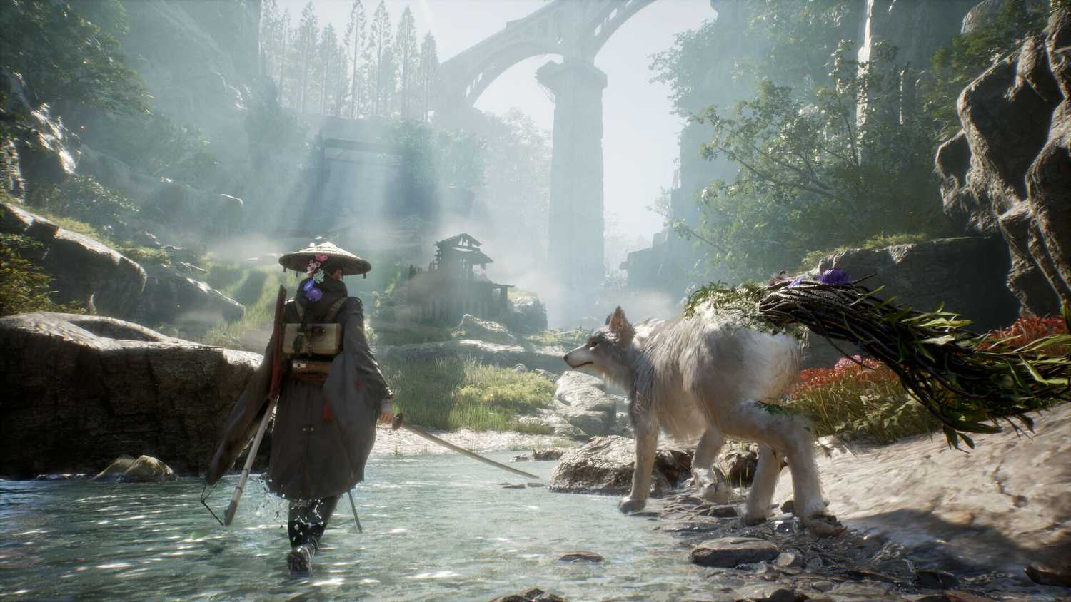 Emma and Koo walk together in Beast of Reincarnation.