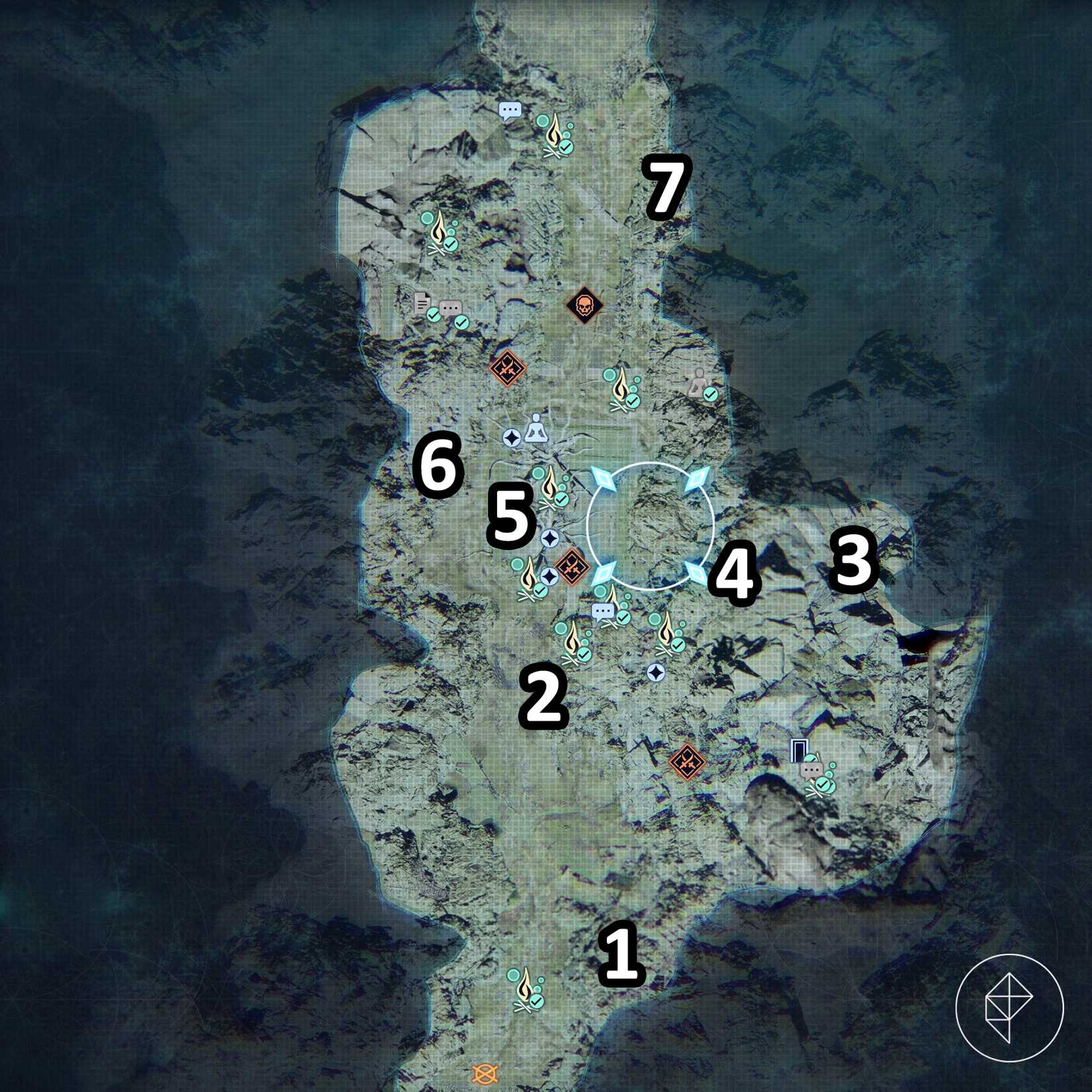 All Pilgrim's Zone shrine locations in Beast of Reincarnation.