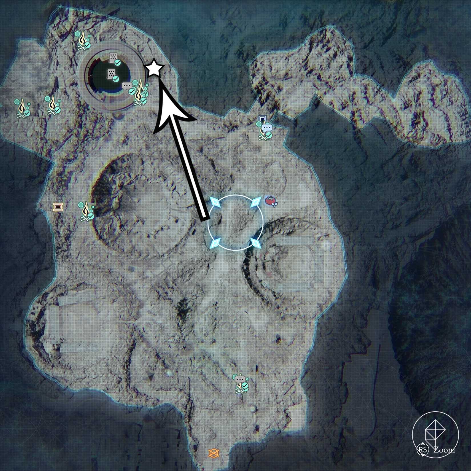 All Beast of Reincarnation shrines in the Crater Zone.