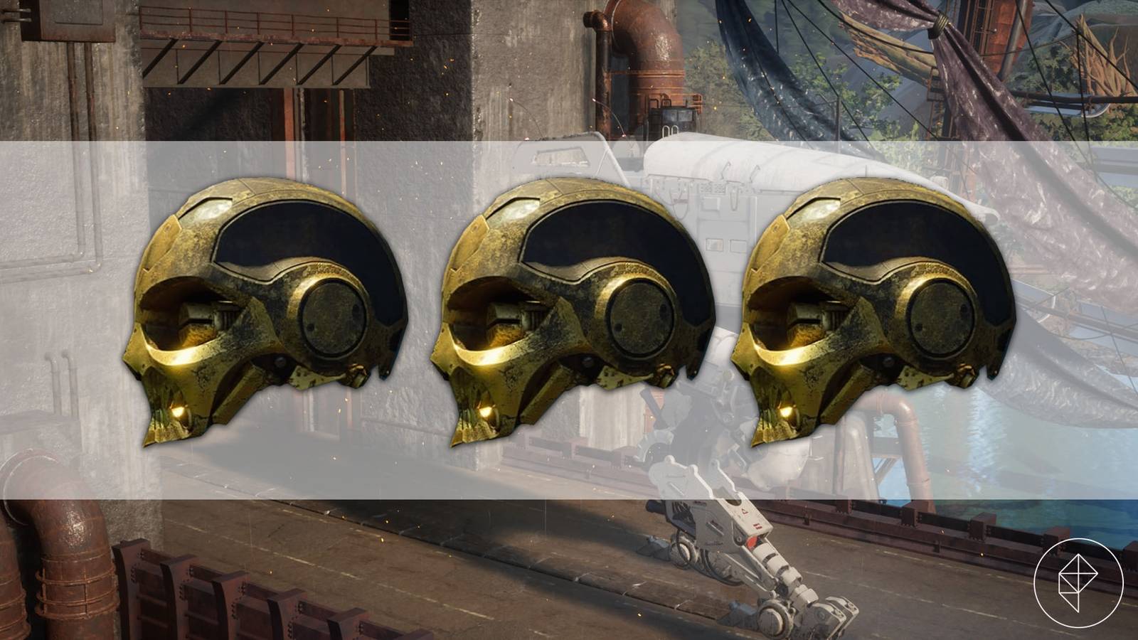 A montage showing three electronic brains, which are skull-like items from Beast of Reincarnation