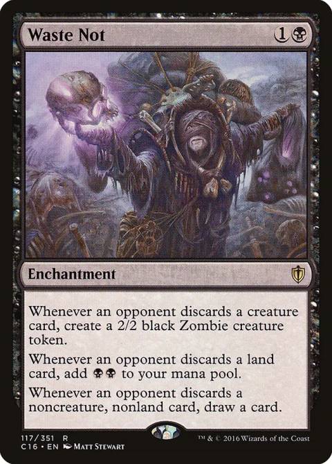 Waste Not Card Art