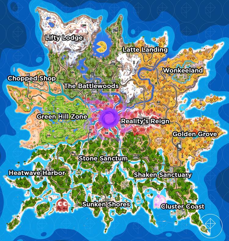 The Fortnite map in Chapter 7 Season 4: Override.