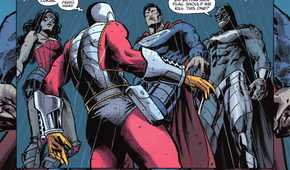Deadshot fights DC's Trinity
