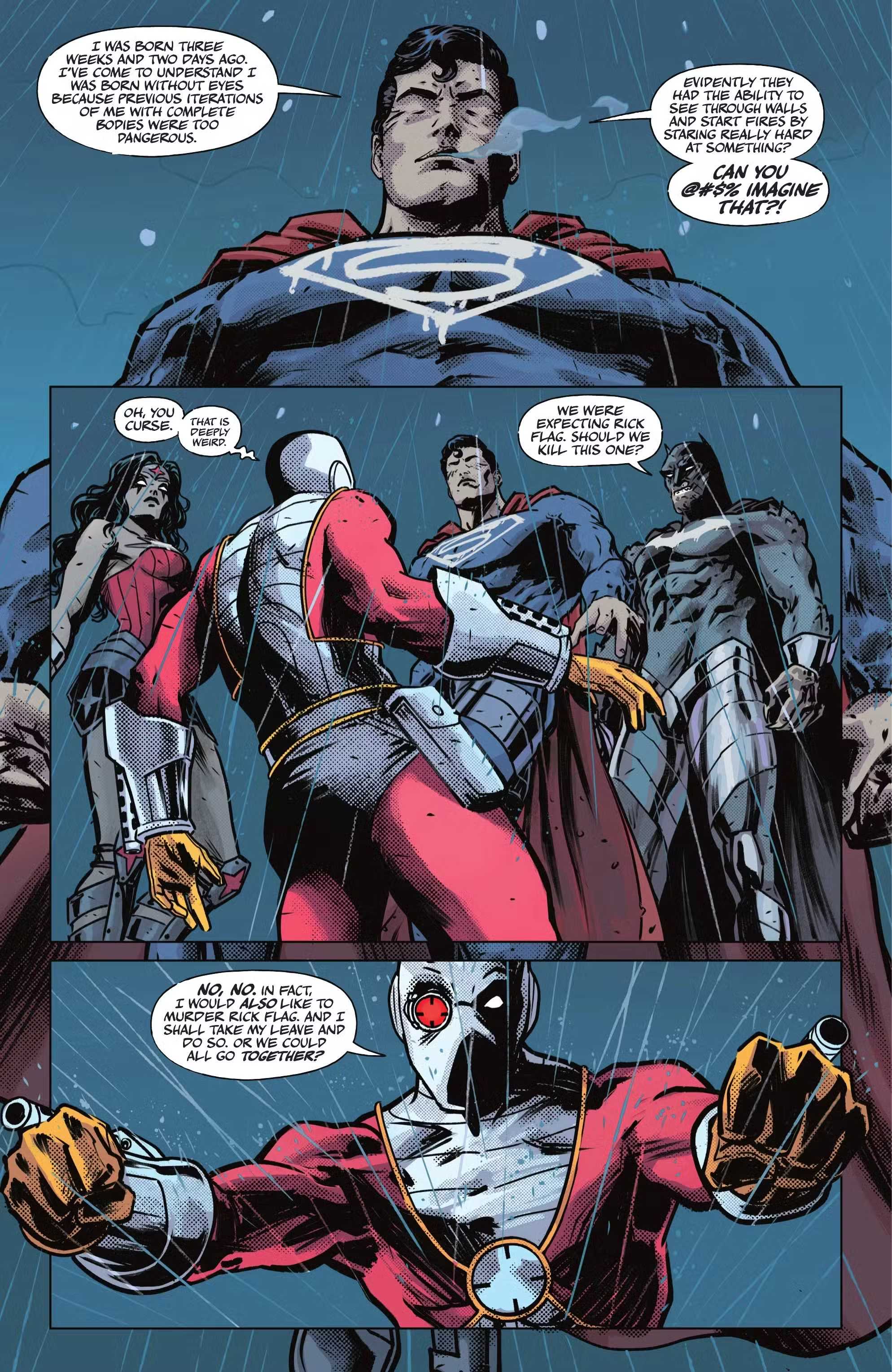 Deadshot fights DC's Trinity