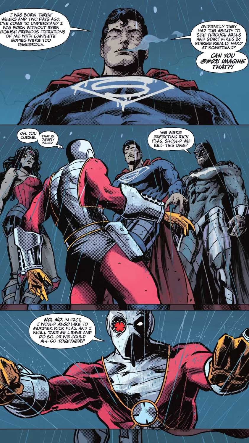 Deadshot fights DC's Trinity