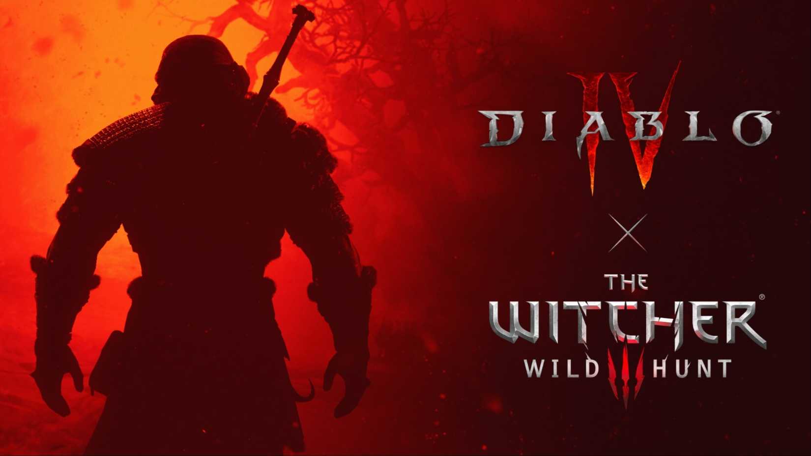 teaser for geralt's skin in diablo 4