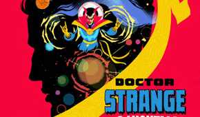 Doctor Strange Endless Nightmare cover showing the sorcerer Doctor Strange casting a spell against a large, black silhouette of his face