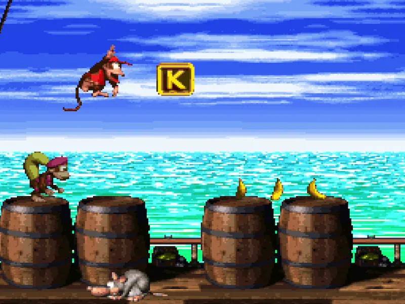 donkey kong country 2 diddy's kong quest