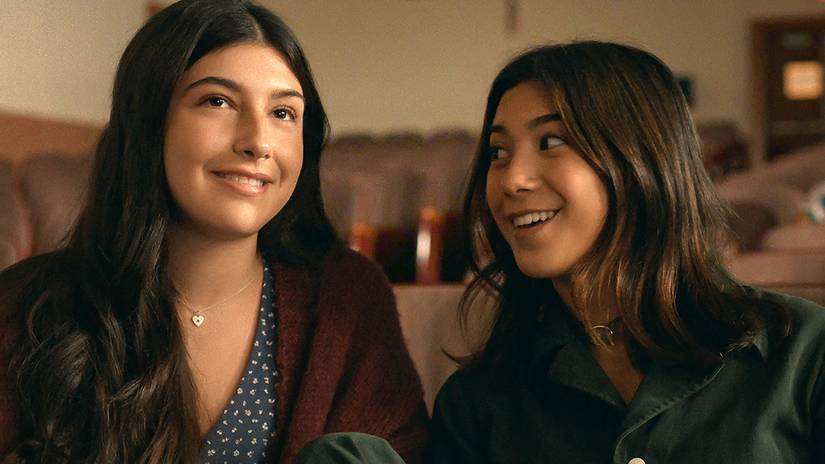 Two girls talking in Dont Say Good Luck