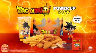Chicken nuggets, french fries, and Goku.