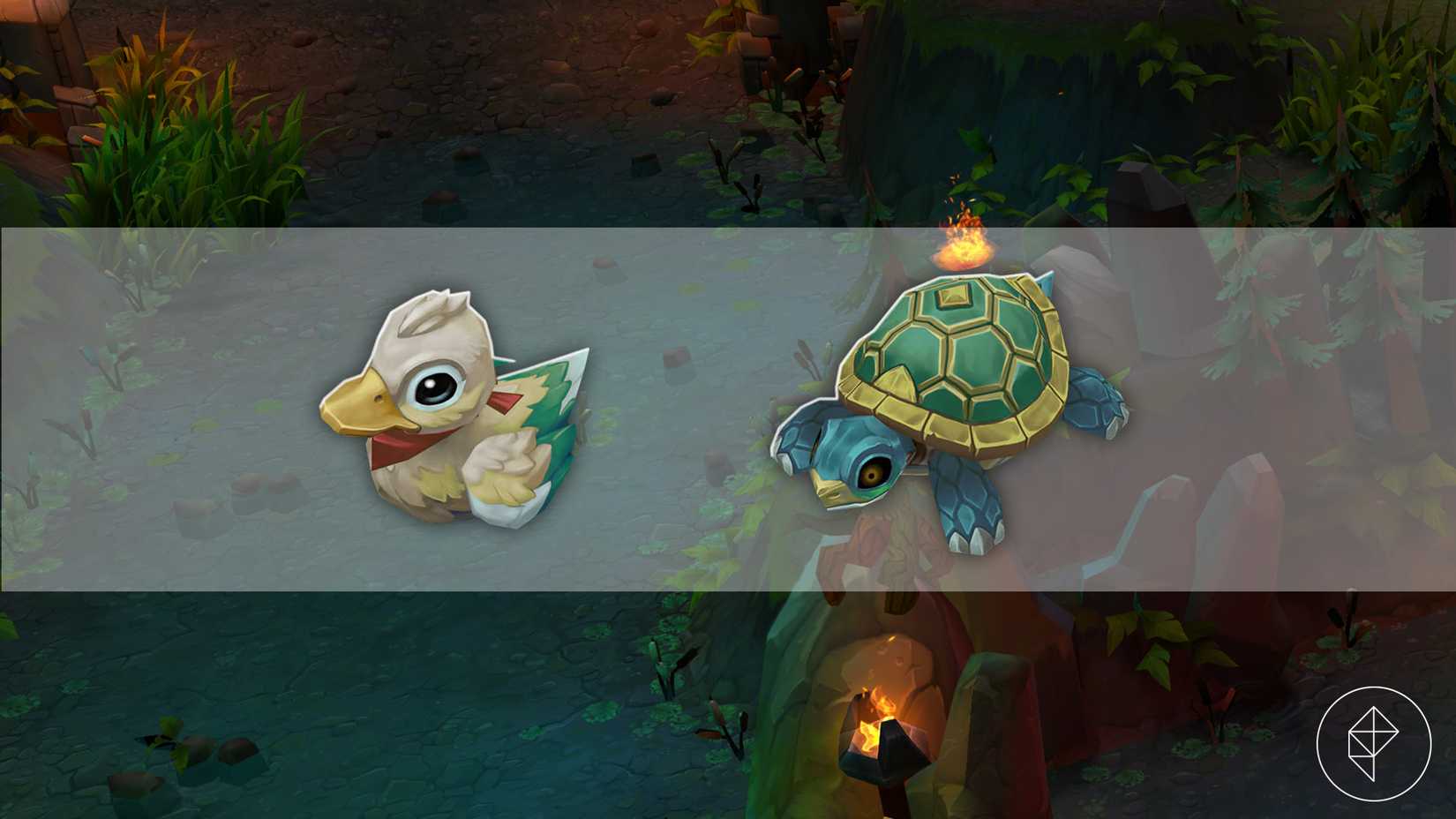 A duck and turtle creature in League Classic.