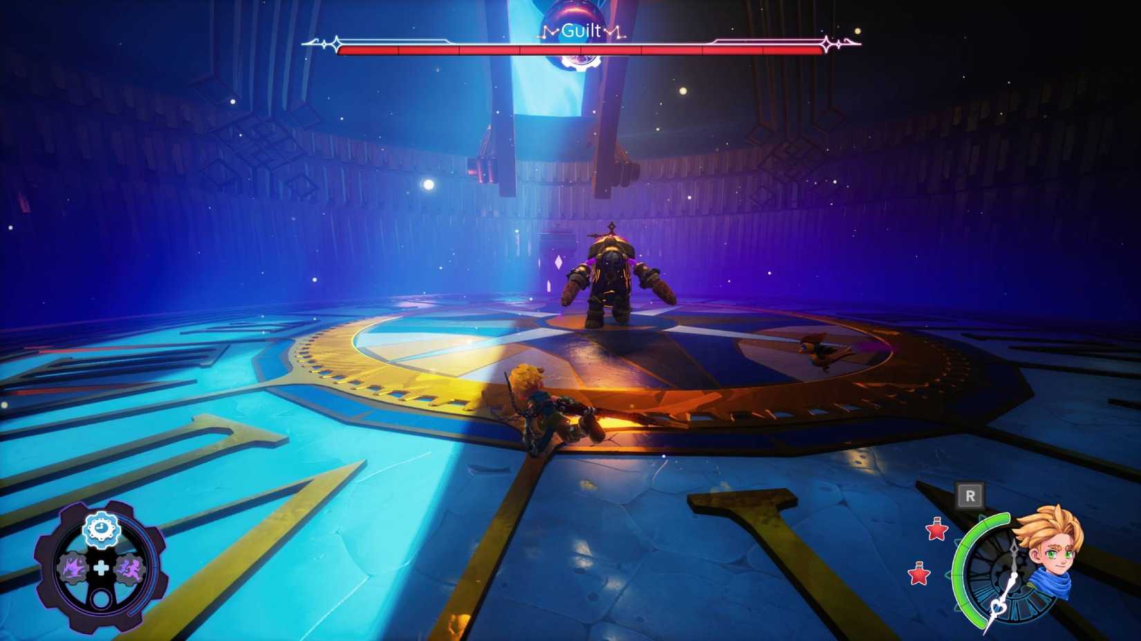 The Guilt boss fight in Duskfade.