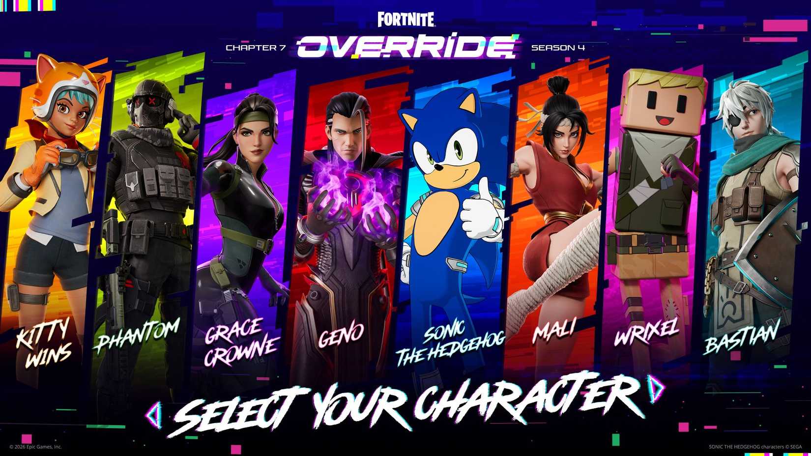 fortnite chapter 7 season 4 characters