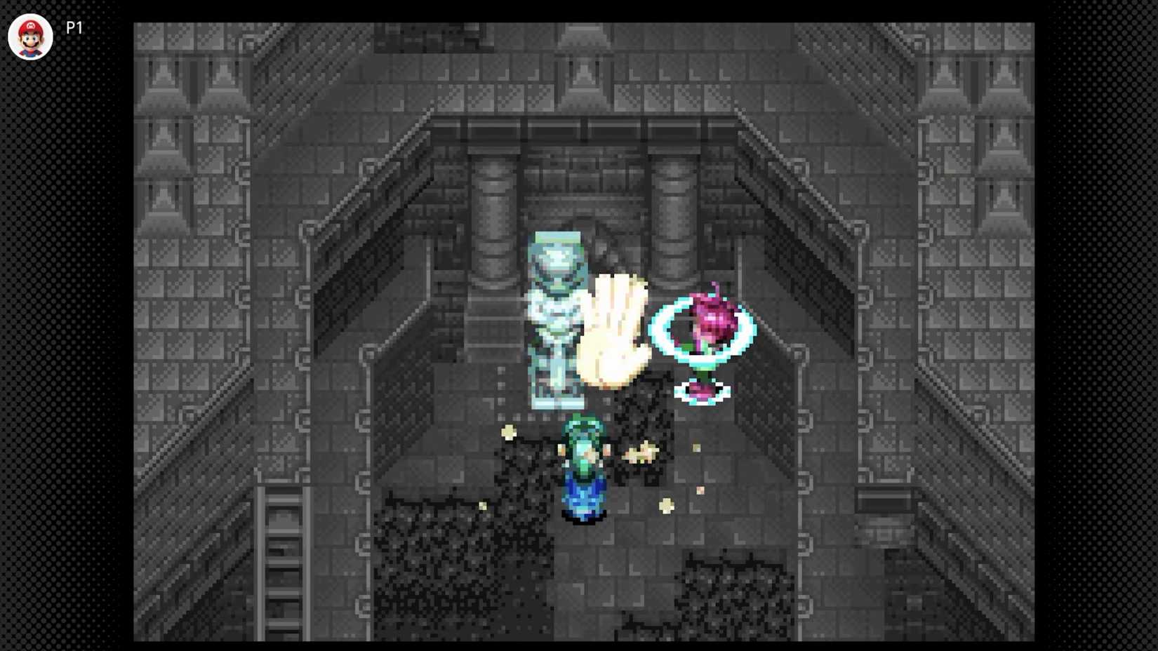 Isaac using move in Golden Sun