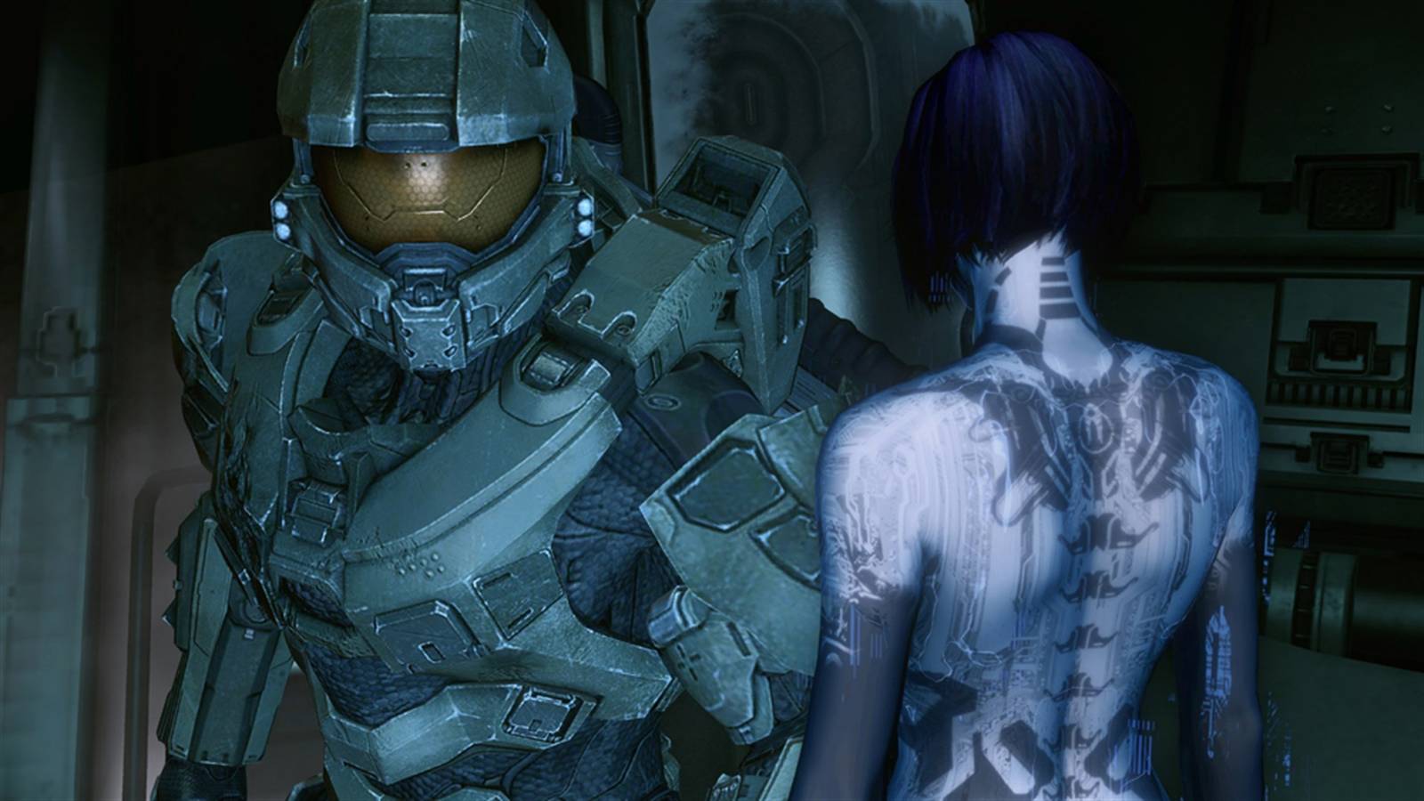 Новая игра в серии Halo может стать историей происхождения Мастера Чифа Мастер Чиф смотрит на Кортану в Halo 4