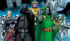 Hope Assembles Cover featuring Darth Vader and Doctor Doom.
