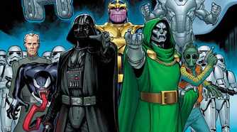 Hope Assembles Cover featuring Darth Vader and Doctor Doom.