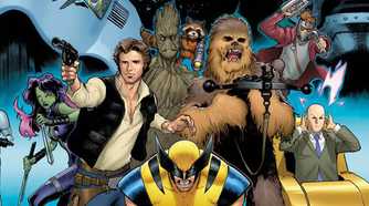 Hope Assembles cover featuring Han Solo and Wolverine.