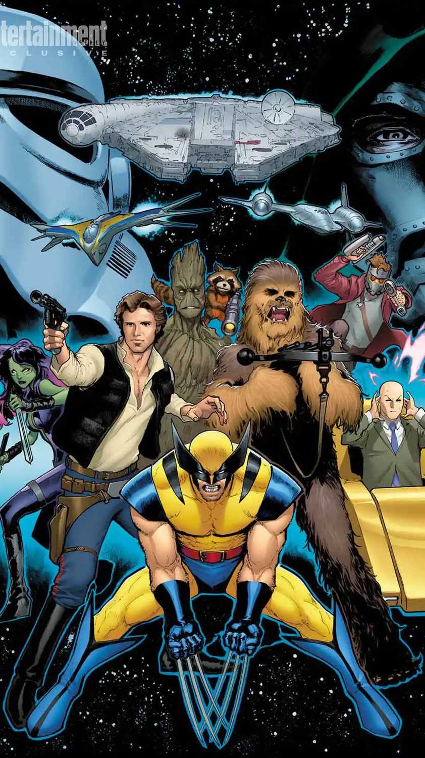Hope Assembles cover featuring Han Solo and Wolverine.