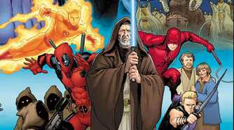 Hope Assembles cover featuring Obi-Wan Kenobi and Deadpool.