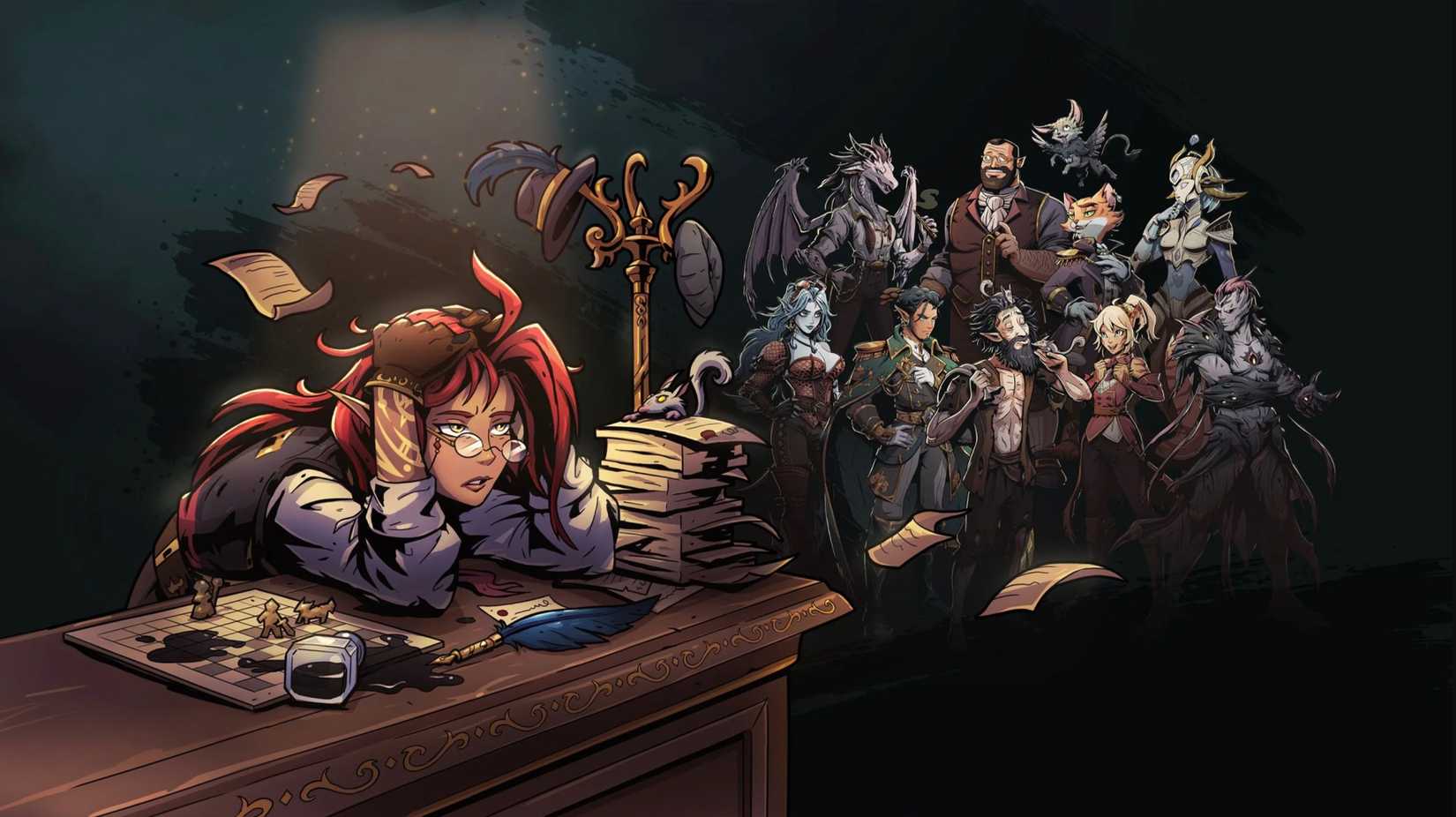 Ledgerbound: A Tactical RPG/Dating Sim Blending BG3 Romance and Fire Emblem Combat