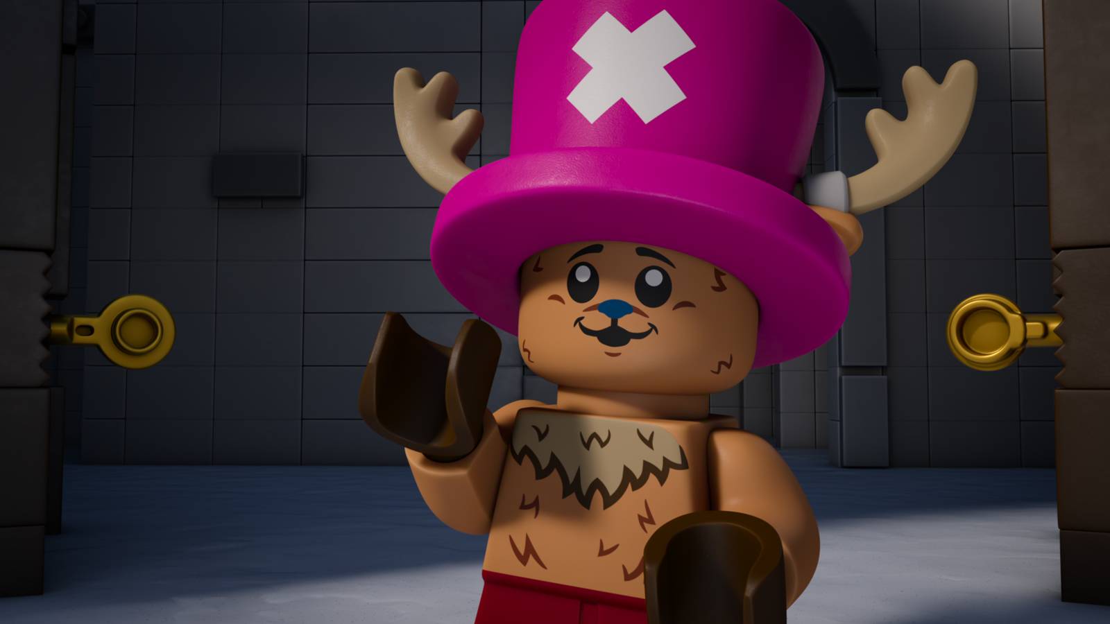 Lego Chopper being a little guy.