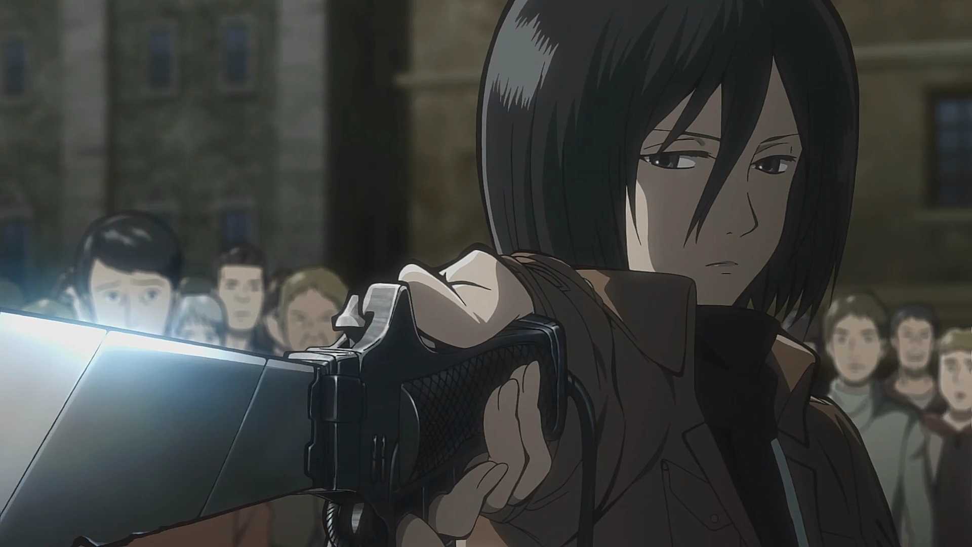 Mikasa_threatens_a_merchant