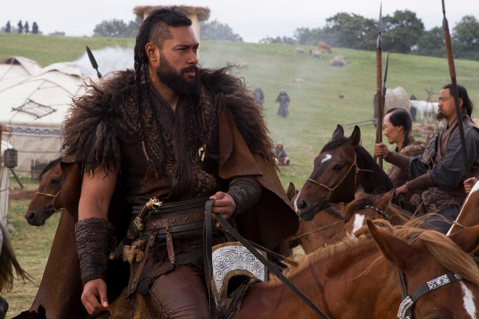 Uli Latukefu as Byamba in Netflix's Marco Polo