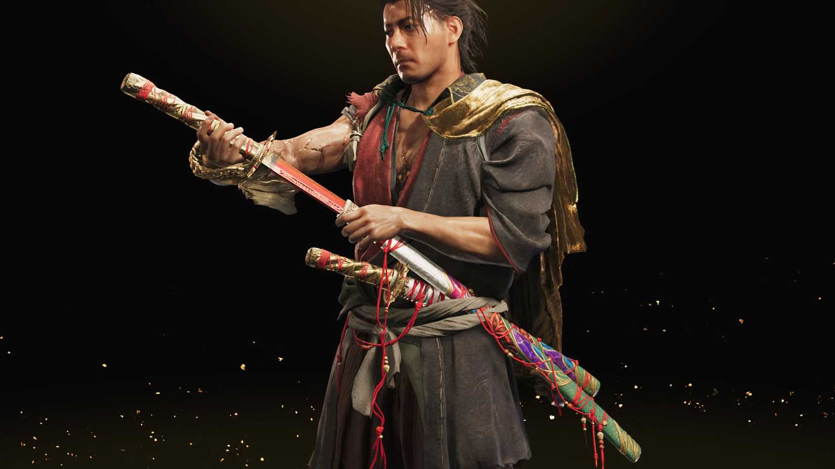 A Onimusha: Way of the Sword screenshot showing the Mooncrossed sword