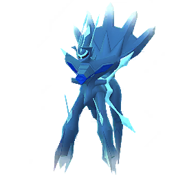 Origin Forme Dialga, as seen in Pokémon Go