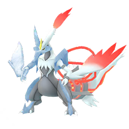 White Kyurem, as seen in Pokémon Go