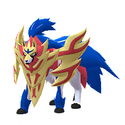 Crowned Shield Zamazenta, as seen in Pokémon Go