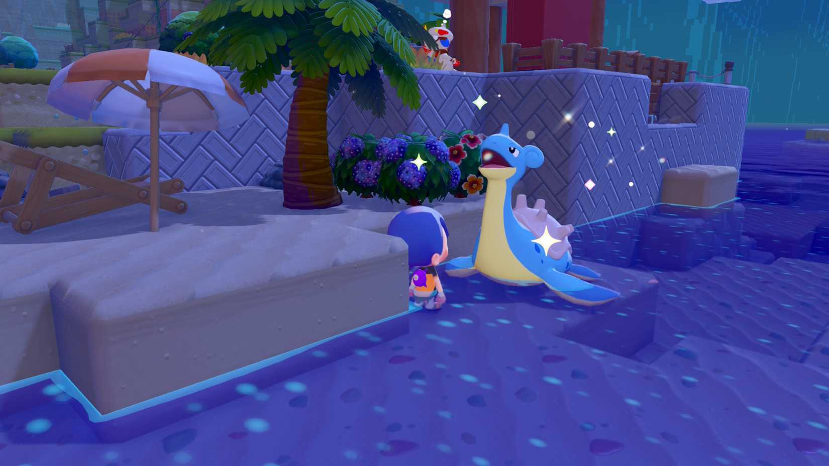 A Lapras habitat in Pokemon Pokopia