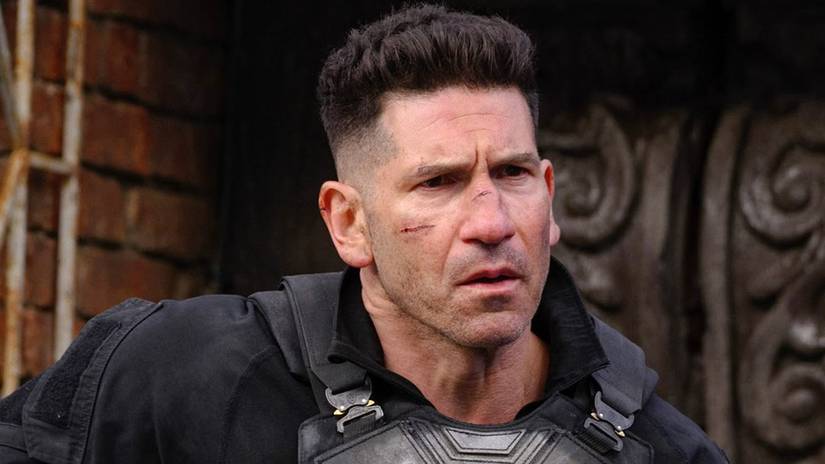 Jon Bernthal is Frank Castle in The Punisher.