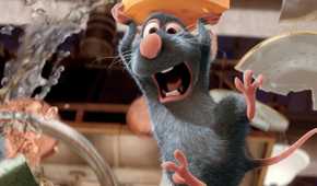 Remy holds cheese in Ratatouille.