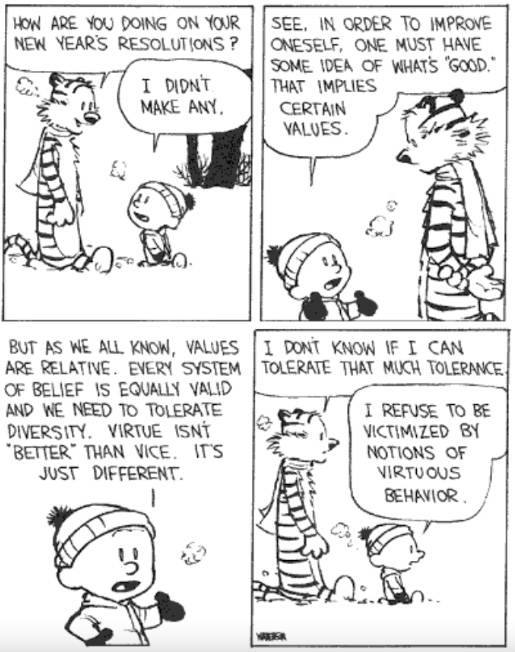 Calvin and Hobbes New Year's