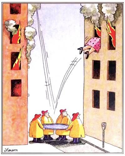 The Far Side Firefighters