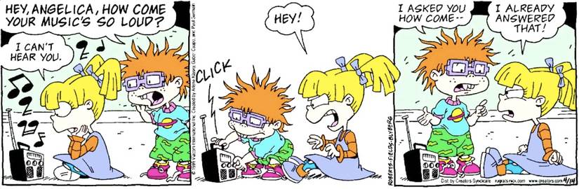 Rugrats comic strip