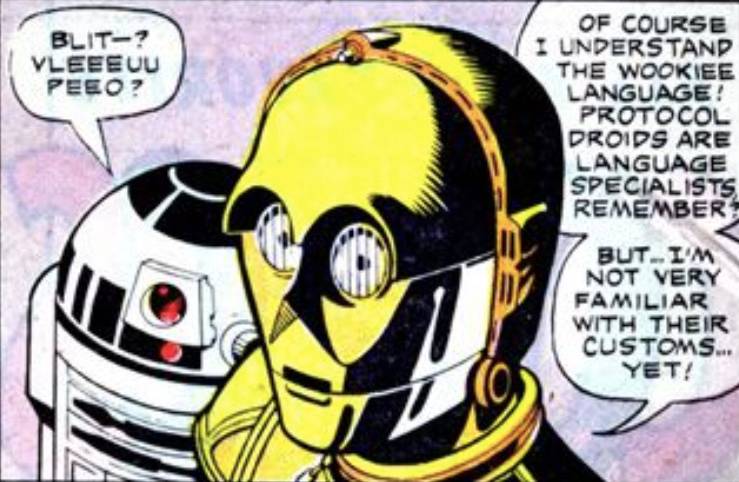 Star Wars Comic Strip C-3PO R2-D2