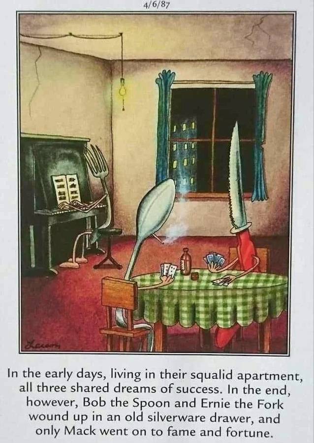 The Far Side Mack the Knife